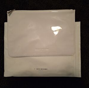 Beautiful White Issey Miyake Makeup Bag